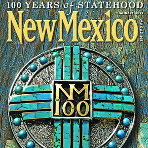photo of the cover of New Mexico Magazine of Santa Fe